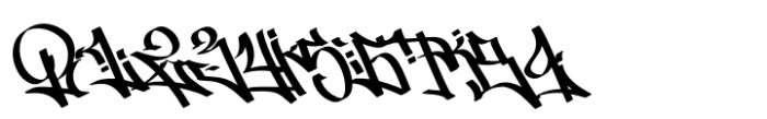 Black Hearts Graffiti Regular Font OTHER CHARS