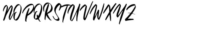 Black Hymned Script Regular Font UPPERCASE