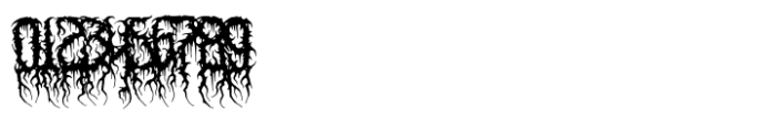 Black Mass Font OTHER CHARS