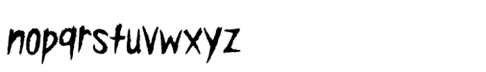 Black Metal Goat Font LOWERCASE
