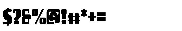 Black Mickey Font OTHER CHARS
