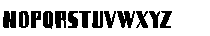 Black Mickey Font LOWERCASE