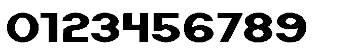 Black Molding Regular Font OTHER CHARS