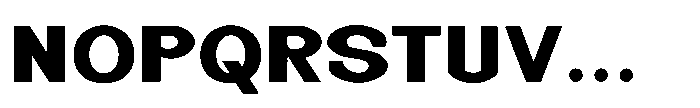 Black Molding Regular Font LOWERCASE