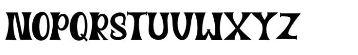 Black Mouse Regular Font UPPERCASE