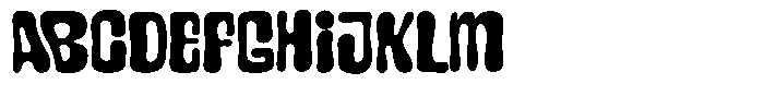 Black Name Font UPPERCASE