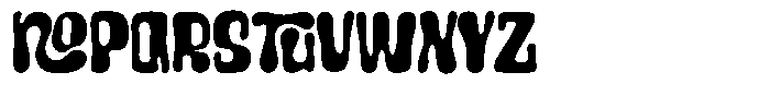 Black Name Font UPPERCASE