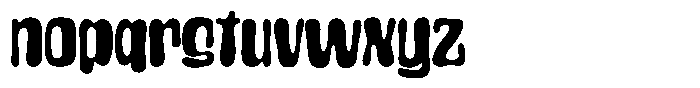 Black Name Font LOWERCASE