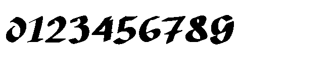 Black Orland Font OTHER CHARS