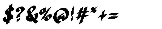 Black Orland Font OTHER CHARS