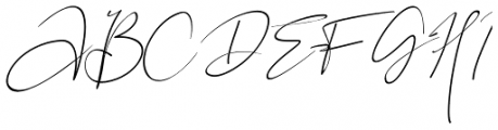 Black Pink Signature Italic Font UPPERCASE
