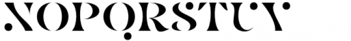 Black Point Serif Font UPPERCASE