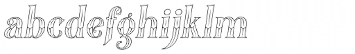 Black Quality Victo Italic Font LOWERCASE