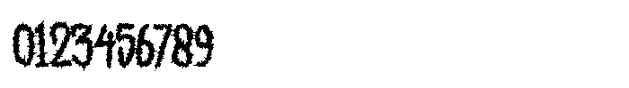 Black Rotting Font OTHER CHARS
