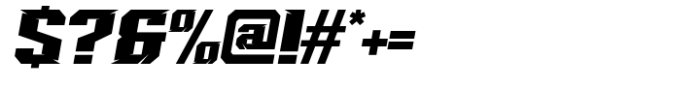 Black Rumble Font OTHER CHARS