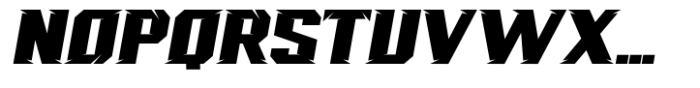 Black Rumble Font UPPERCASE