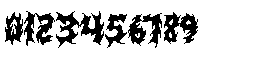 Black Sadam Font OTHER CHARS