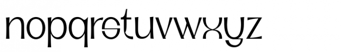 Black Sansa Pro Regular Font LOWERCASE