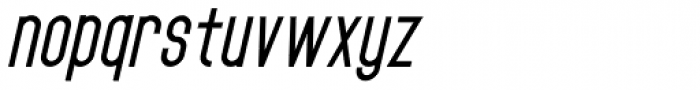 Black Spoon ExtraBold Oblique Font LOWERCASE