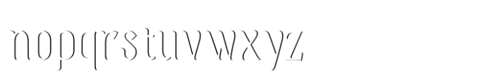 Black Spot Shadow Font LOWERCASE
