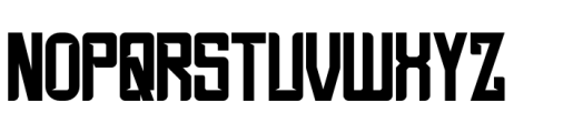 Black Starlord Regular Font UPPERCASE
