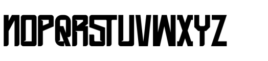 Black Starlord Regular Font LOWERCASE