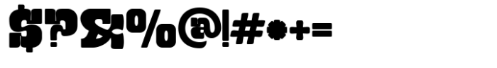 Black Street Standard Regular Font OTHER CHARS