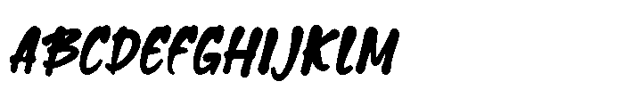 Black Street Urban Font UPPERCASE
