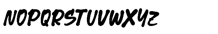 Black Street Urban Font UPPERCASE