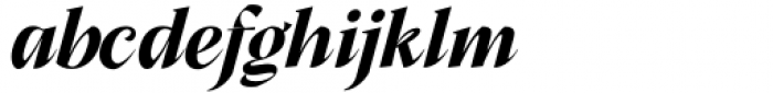 Black Svane Medium Italic Font LOWERCASE