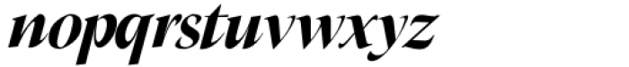 Black Svane Medium Italic Font LOWERCASE