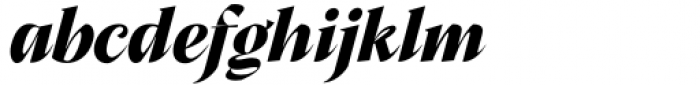 Black Svane Semi Bold Italic Font LOWERCASE