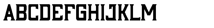 Black Timber Font UPPERCASE