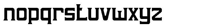 Black Timber Font LOWERCASE