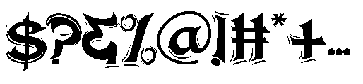 Black Velmora Regular Font OTHER CHARS