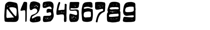 Black Wagoon Stamp Font OTHER CHARS