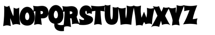 Black Wizard Bold Font LOWERCASE