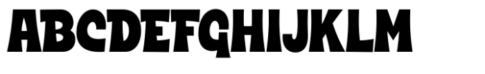 Black Wizard Straight Regular Font LOWERCASE