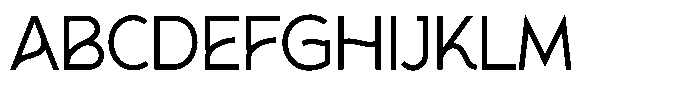 Black channel Font UPPERCASE