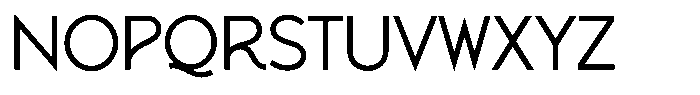 Black channel Font UPPERCASE