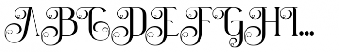 Black wagon Regular Font UPPERCASE