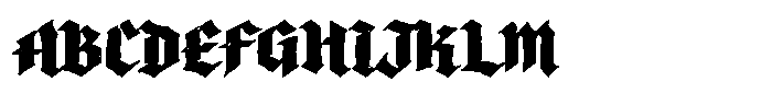 Blackbazz Font UPPERCASE
