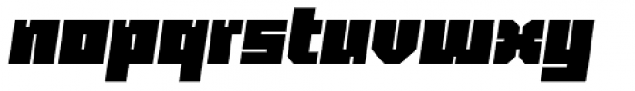 Blackentina 4F Italic Font LOWERCASE