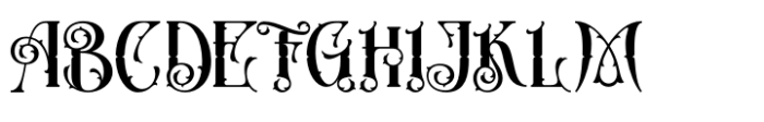 Blacker Gothic Regular Font UPPERCASE