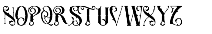 Blacker Gothic Regular Font UPPERCASE