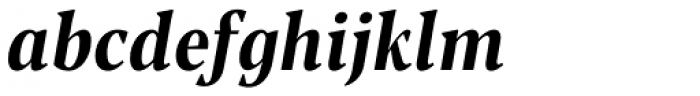 Blacker Pro Text Condensed Bold Italic Font LOWERCASE