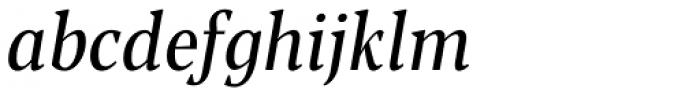 Blacker Pro Text Condensed Italic Font LOWERCASE