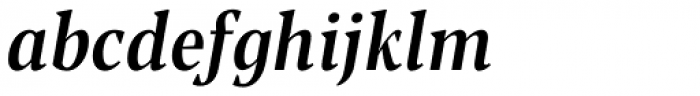 Blacker Pro Text Condensed Medium Italic Font LOWERCASE