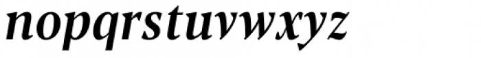 Blacker Pro Text Condensed Medium Italic Font LOWERCASE