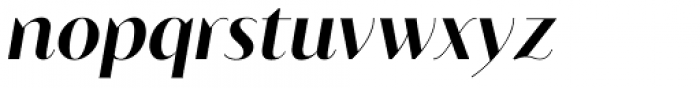 Blacker Sans Pro Display Bold Italic Font LOWERCASE
